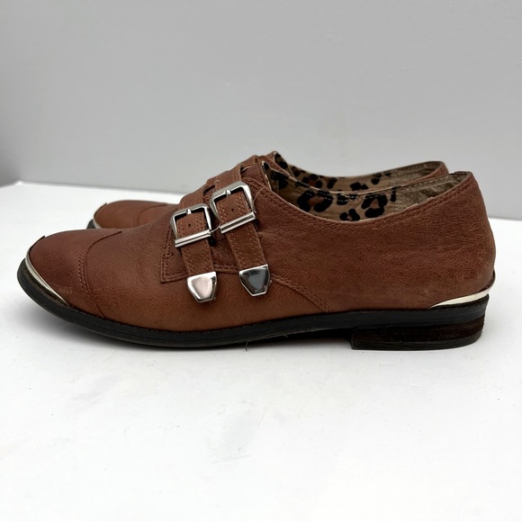 Gianni Bini Shoes - GB Leather Flats Buckles